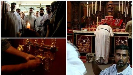 പിറവം പള്ളിയില്‍ ഓര്‍ത്തഡോക്‌സ് വിഭാഗം കുര്‍ബാന നടത്തി