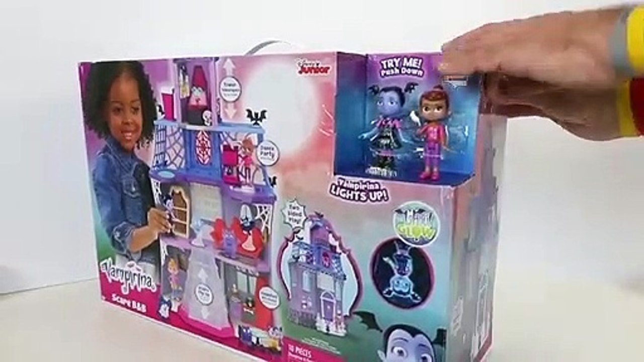 abriendo la Casa de Vampirina y juguetes de su Familia y Amigos!!! - video  Dailymotion