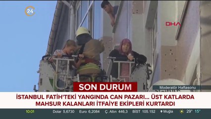 İstanbul Fatih'teki yangında can pazarı