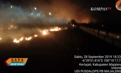 Kebakaran Lahan di Bandara Kertajati