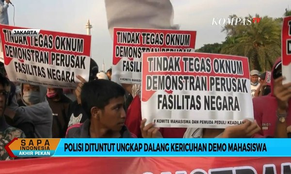 Polisi Dituntut Ungkap Dalang Kericuhan Demo Mahasiswa