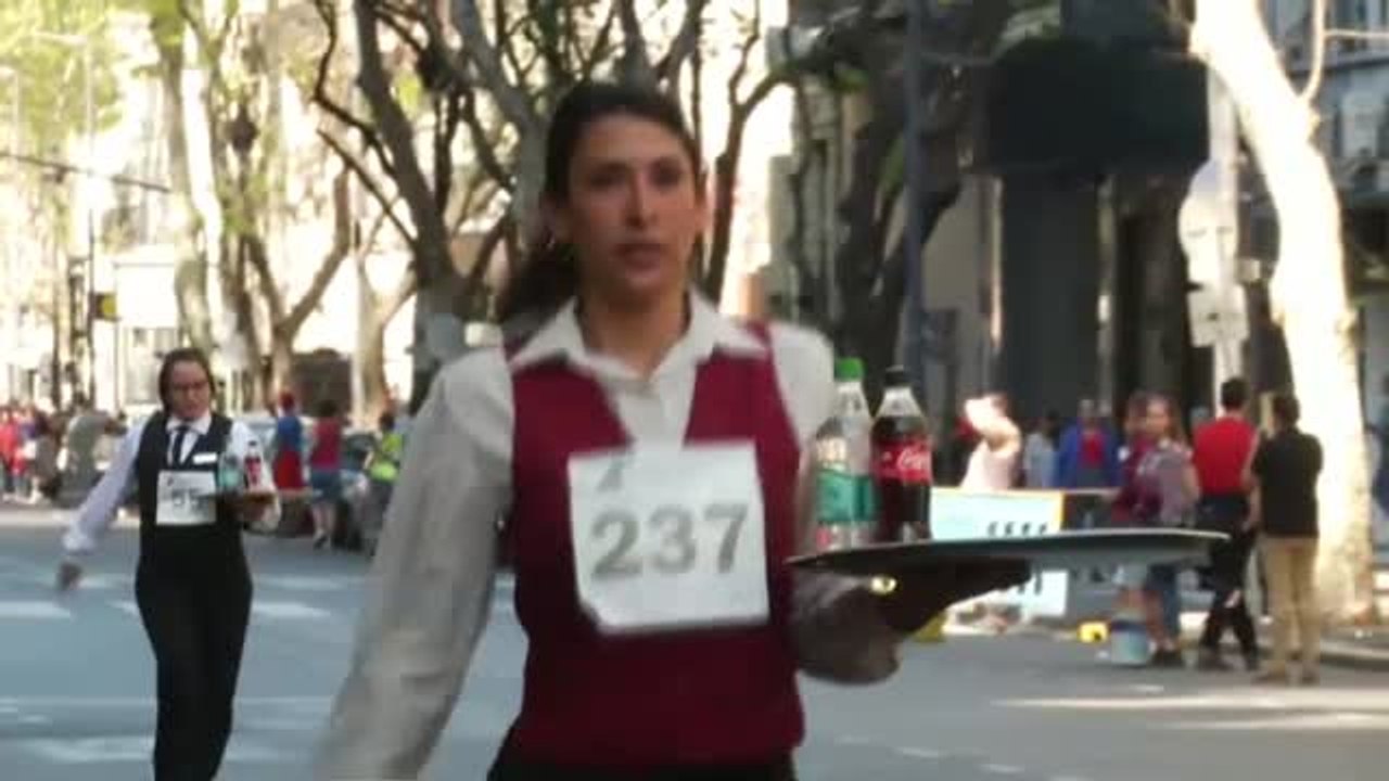 Los camareros más rápidos de Argentina