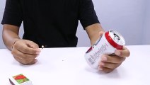 Awesome trick matches powered cardboard double jet