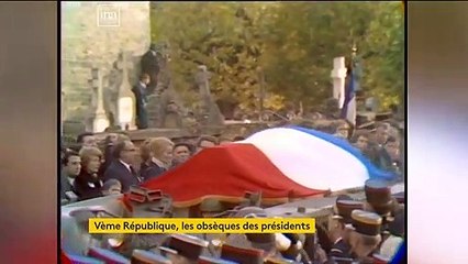 Avant ceux à  Chirac, les derniers adieux à de Gaulle, Pompidou et Mitterrand