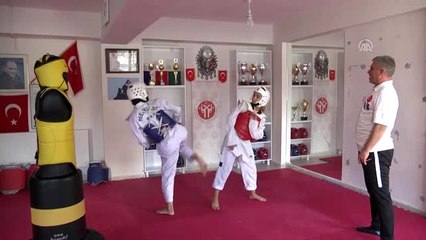 Terör mağduru Diyarbakırlı Ahsen, tekvandoda başarıya ulaştı