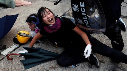 Hong Kong : le week-end le plus violent