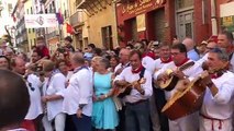 Música en la procesión de San Fermín Chiquito 2019 en Pamplona