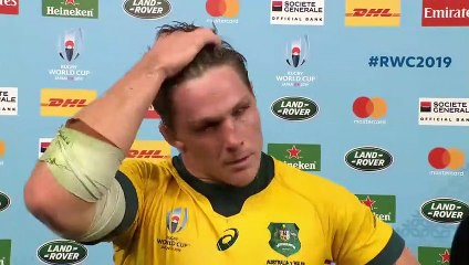 Michael Hooper's post match interview after gruelling Wales clash