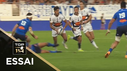 TOP 14 - Essai Sam VAKA (SUA) - Castres - Agen - J5 - Saison 2019/2020