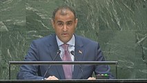 Yemen's foreign minister blames Iran in UNGA speech