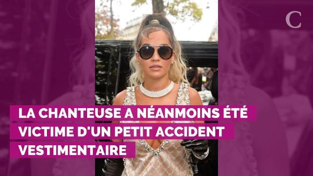 PHOTOS. Oups ! Rita Ora dévoile sa culotte avant le défilé Miu-Miu à la Fashion Week de Paris