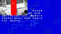 Full version  Sound Systems: Design and Optimization: Modern Techniques and Tools for Sound