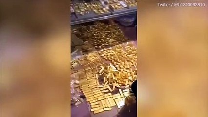 13,5 tonnes d'or et 34 milliards d'euros retrouvés chez un haut fonctionnaire chinois