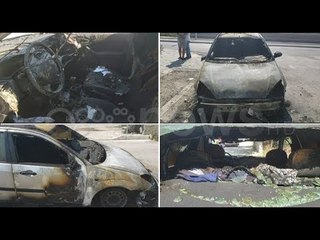 Ora News - Rikthehet djegia e makinave në Vlorë, shkrumbohet makina e ish-futbollistit