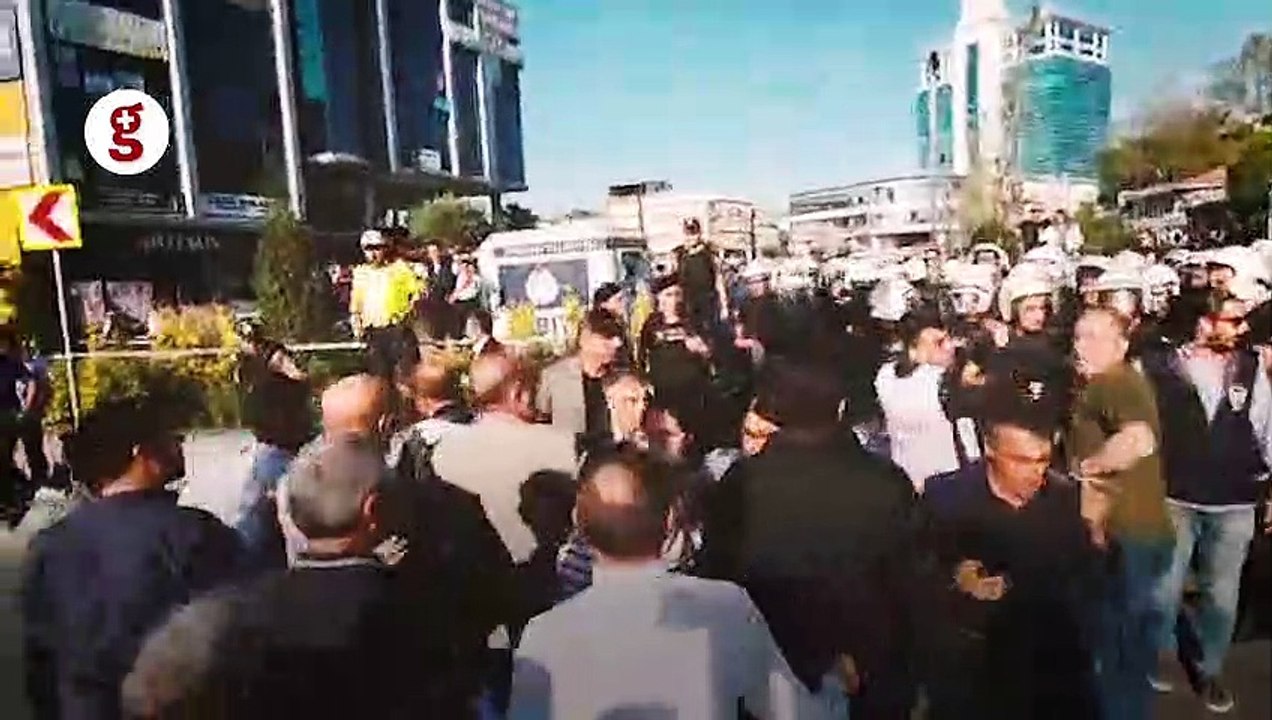 İstanbul'daki kayyım protestosuna polis müdahalesi