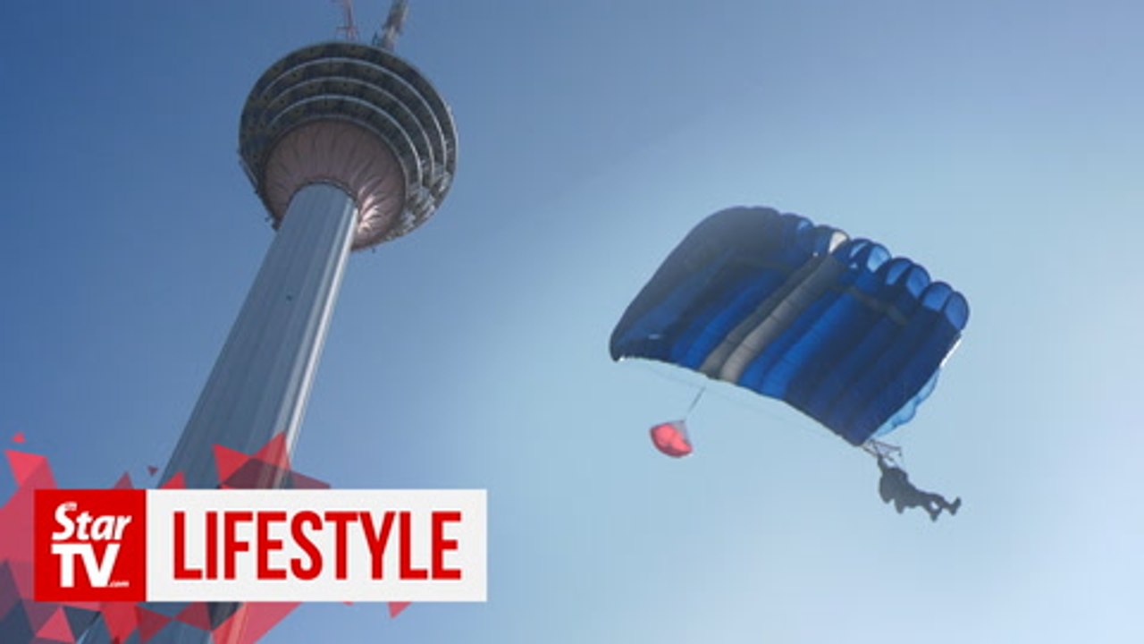 103 BASE jumpers leap off KL Tower