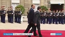 Ve République : Jacques Chirac devient le président le plus apprécié avec de Gaulle