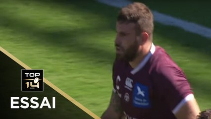 TOP 14 - Essai Marco TAULEIGNE (UBB) - Montpellier - Bordeaux-Bègles - J5 - Saison 2019/2020