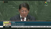 EE.UU.:Moncada reitera que Nicaragua es vulnerable al cambio climático