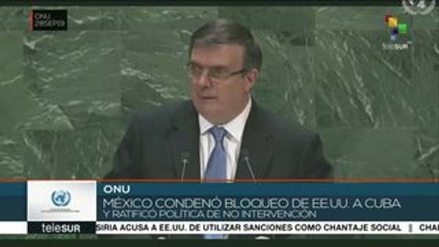 ONU: México insta a resolver diferencias a través del diálogo
