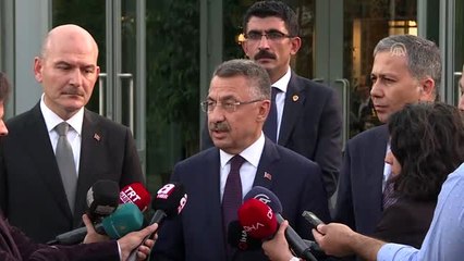 Cumhurbaşkanı Yardımcısı Oktay: "(İmamoğlu'nun toplantıya davet iddiası) Afetin yönetimi davet...