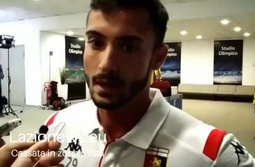 Lazio-Genoa, Cassata in zona mista