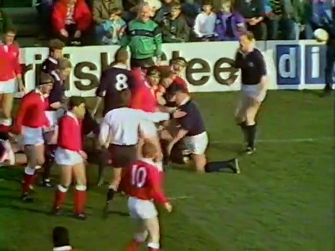 Rugby Union Five Nations 1991 - Scotland v Wales - Highlights