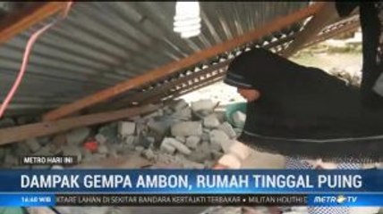 Dampak Gempa Ambon, Rumah Tinggal Puing