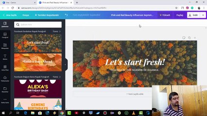 YOUTUBE A FACEBOOK A NASIL KAPAK FOTOĞRAFI YAPILIR