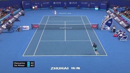 De Minaur bt Mannarino (7-6, 6-4)