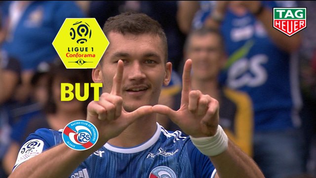 But Ludovic AJORQUE (25ème) / RC Strasbourg Alsace - Montpellier Hérault SC - (1-0) - (RCSA-MHSC) / 2019-20
