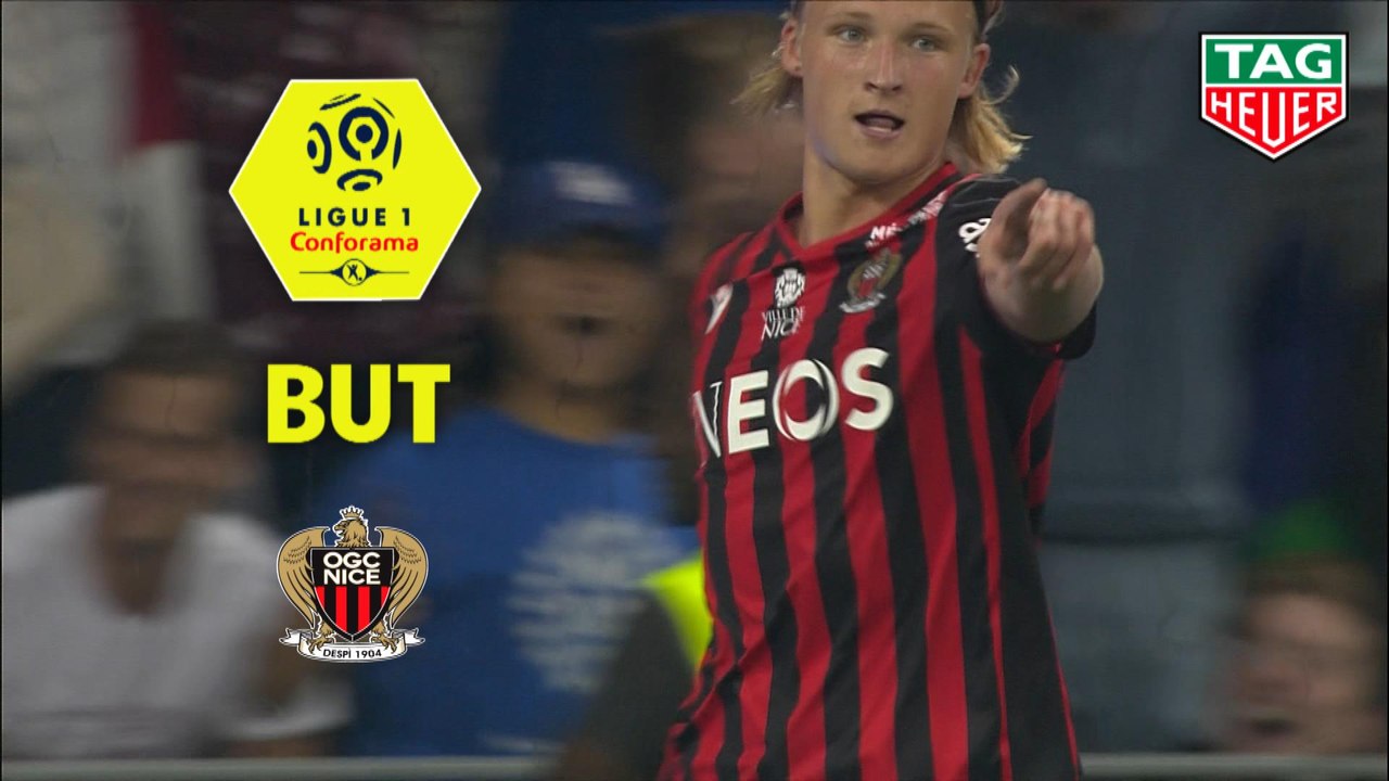 But Kasper DOLBERG (13ème) / OGC Nice - LOSC - (1-1) - (OGCN-LOSC) / 2019-20