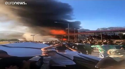 Tote bei Feuer im griechischen Flüchtlingscamp Moria