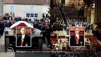 Obsèques : les dernières volontés des présidents de la Ve République