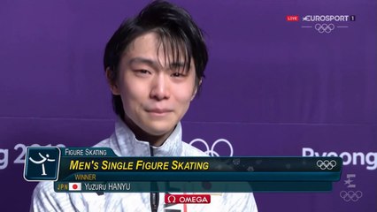 WOG18 - Yuzuru Hanyu - Green Room and Victory (ESP ITA) [ENG SUB]