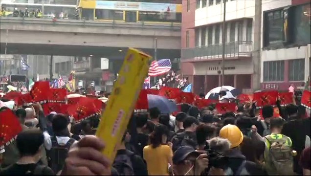 Tensas manifestaciones en Hong Kong antes del 70º aniversario del régimen comunista