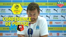 Conférence de presse Olympique de Marseille - Stade Rennais FC (1-1) : André VILLAS BOAS (OM) - Julien STEPHAN (SRFC) / 2019-20