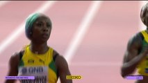 Fraser-Pryce wins women's 100m final on day 3 in Doha