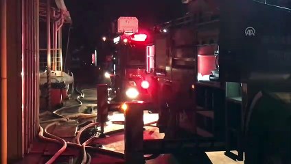 Manisa'da fabrika yangını