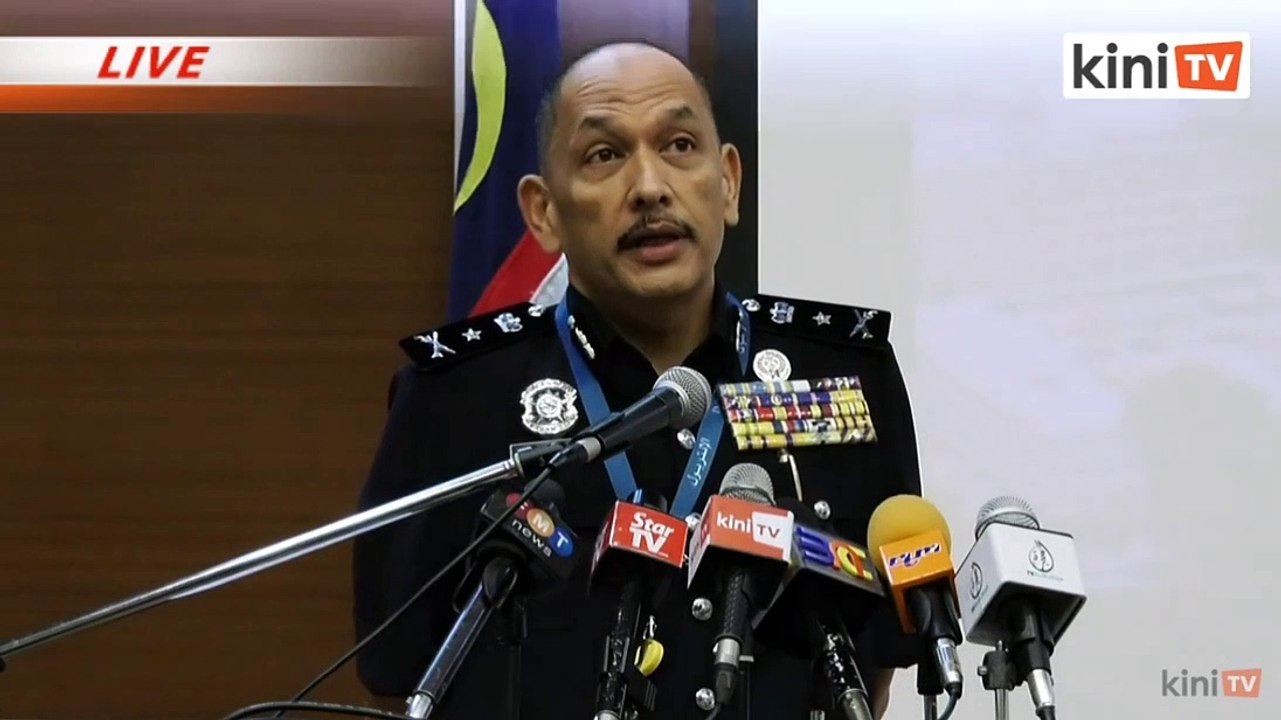 LANGSUNG : Sidang media PDRM di Bukit Aman, Kuala Lumpur