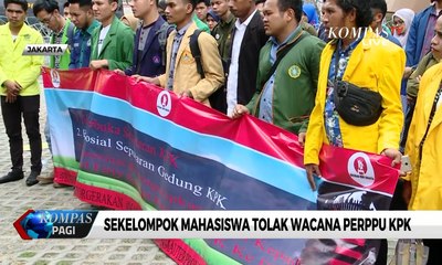 Sekelompok Mahasiswa Tolak Wacana Perppu KPK