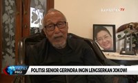 Permadi Ingin Lengserkan Joko Widodo, Gerindra: Pernyataannya Tak Wakili Partai