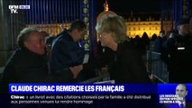 Les images de Claude Chirac remerciant les Français venus se recueillir aux Invalides