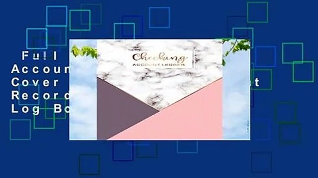 Full E-book Checking Account Ledger: Marble Cover | 6 Column Payment Record and Tracker Log Book