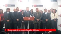 Salvador del Solar se pronuncia tras archivo del proyecto de adelanto de elecciones