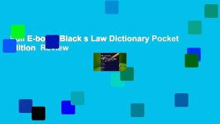 Full E-book  Black s Law Dictionary Pocket Edition  Review