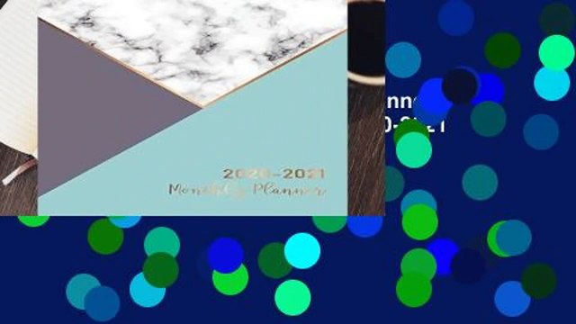 Full E-book 2020-2021 Monthly Planner: Marble Cover | 2 Year Calendar 2020-2021 Monthly | 24