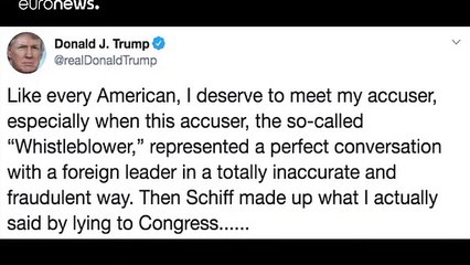 ترامب يريد لقاء المخبر الذي فتح عليه أبواب إجراءات العزل