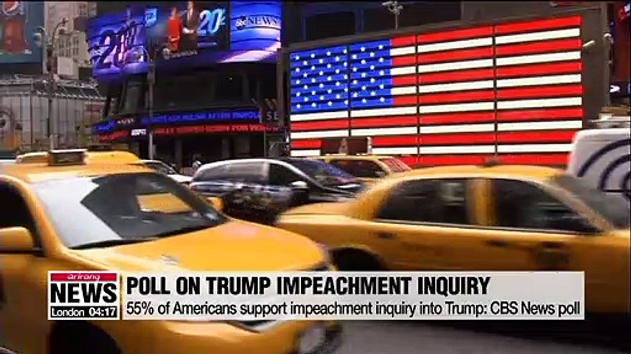 55% of Americans support impeachment inquiry into Trump: CBS News poll