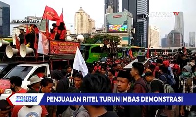 Penjualan Ritel Turun Imbas Demonstrasi